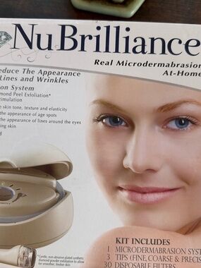 NIB Nubrilliance Home Microdermabrasion Kit